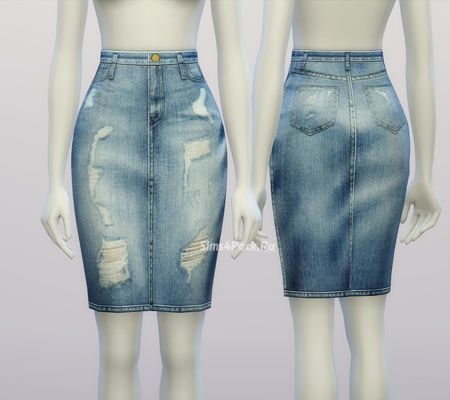 Юбка "Denim skirt V 2"
