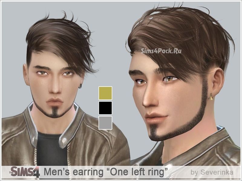 Серьга "Men's earring One left ring"