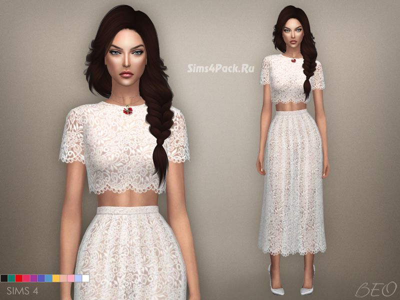 Комплект "LACE MIDI DRESS 04"
