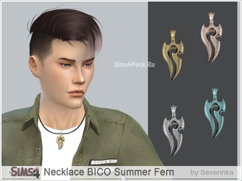 Кулон "Necklace BICO Summer Fern"