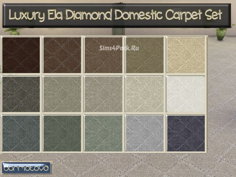 Напольное покрытие "Ela Diamond Domestic Carpet Set"