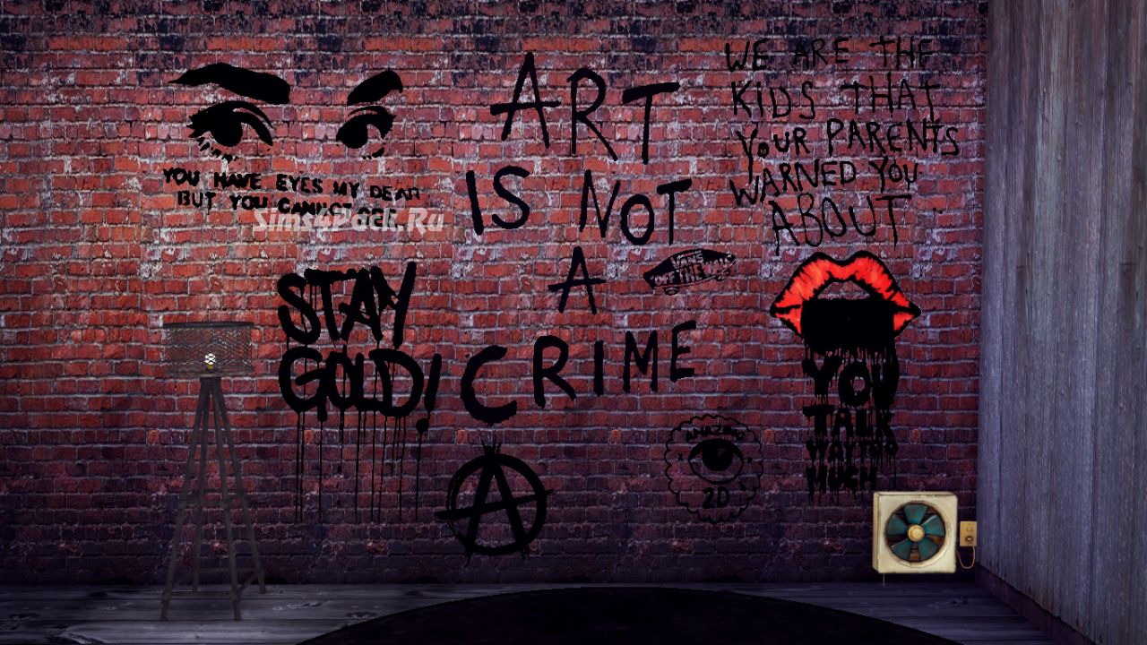 Граффити "Grunge Wall Decals"