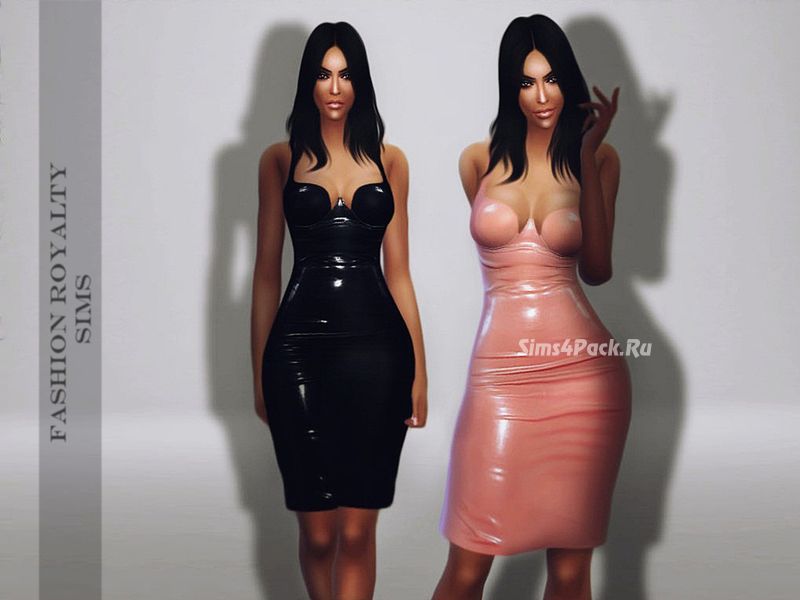 Платье "Kim Kardashian's Latex Dress"