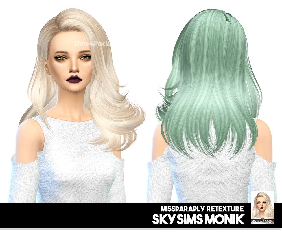 Женская прическа "Skysims Monik"