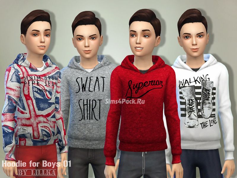 Худи для мальчика "Hoodie for Boys 01"