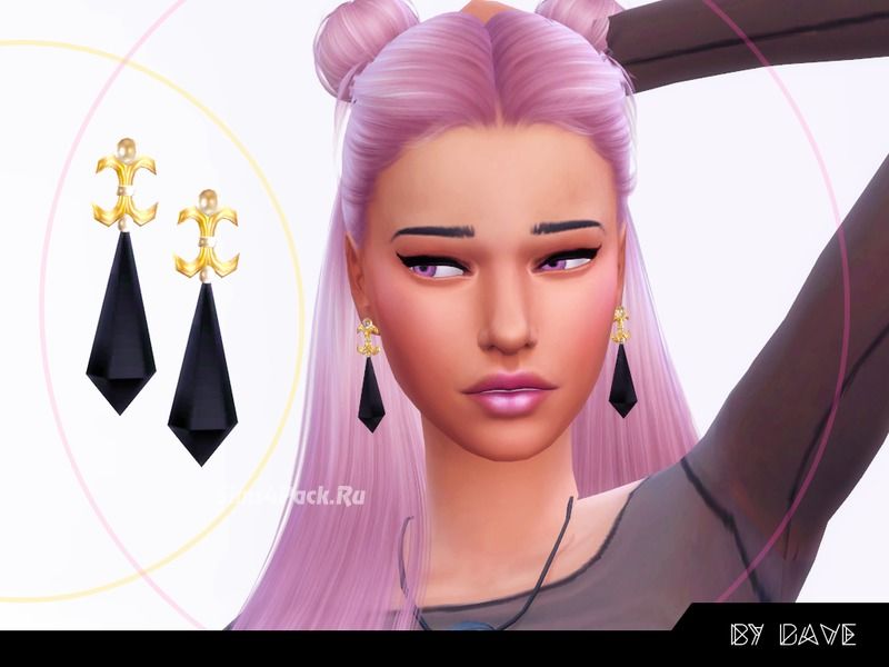 Серьги "Black Lady Earrings"