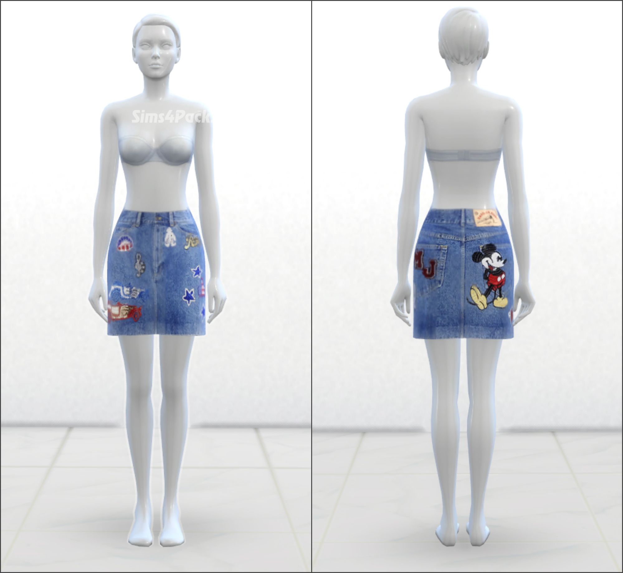 Юбка "Marc Jacobs Denim Skirt"