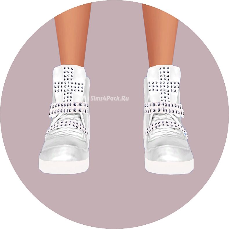 Сникеры "female cross-stud high top sneakers"
