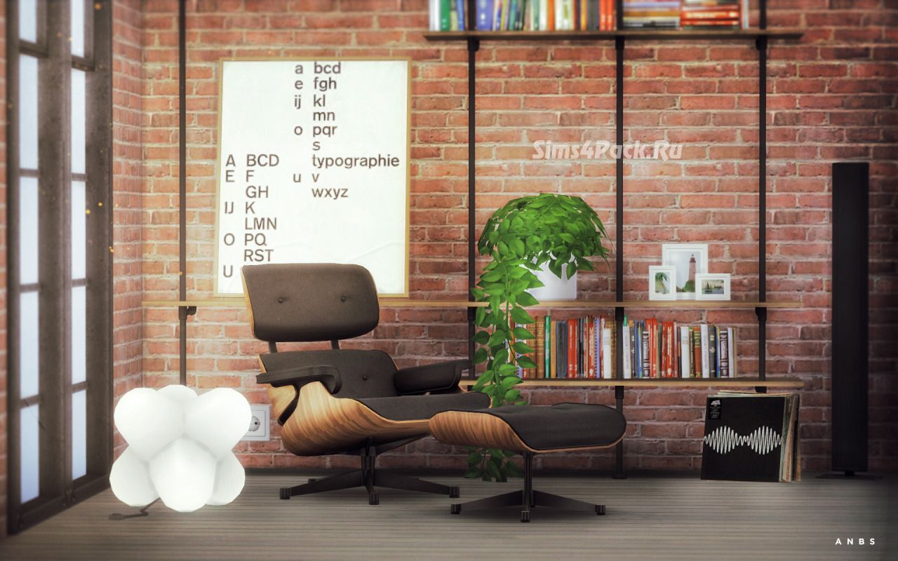 Кресло "EAMES LOUNGE CHAIR"