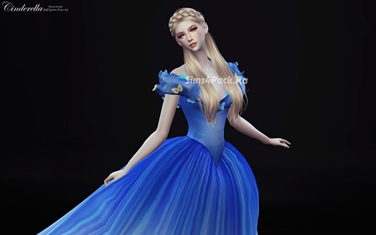 Позы "Cinderella (Ball Grown) Poses Set"