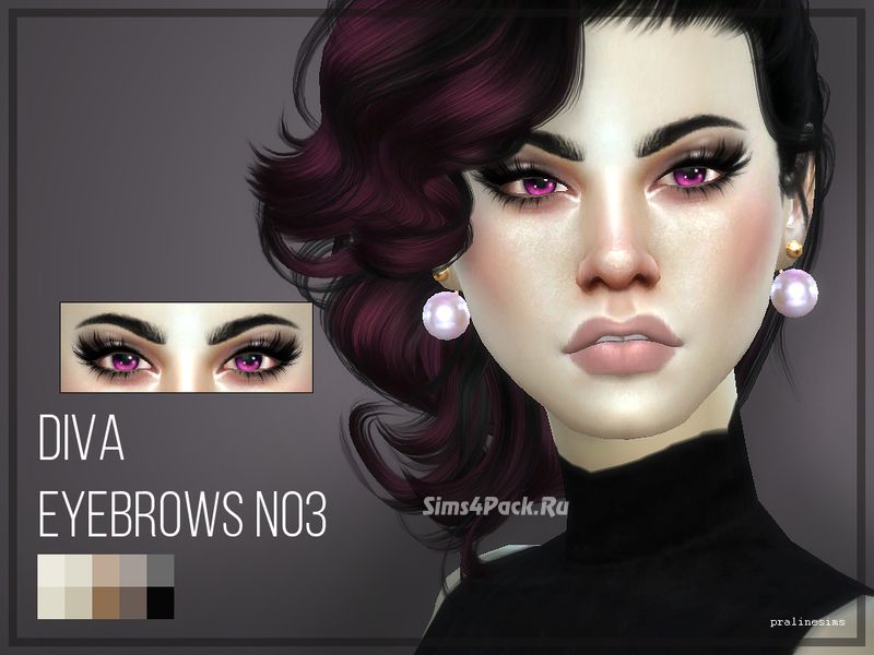 Брови "Diva Eyebrows N03"