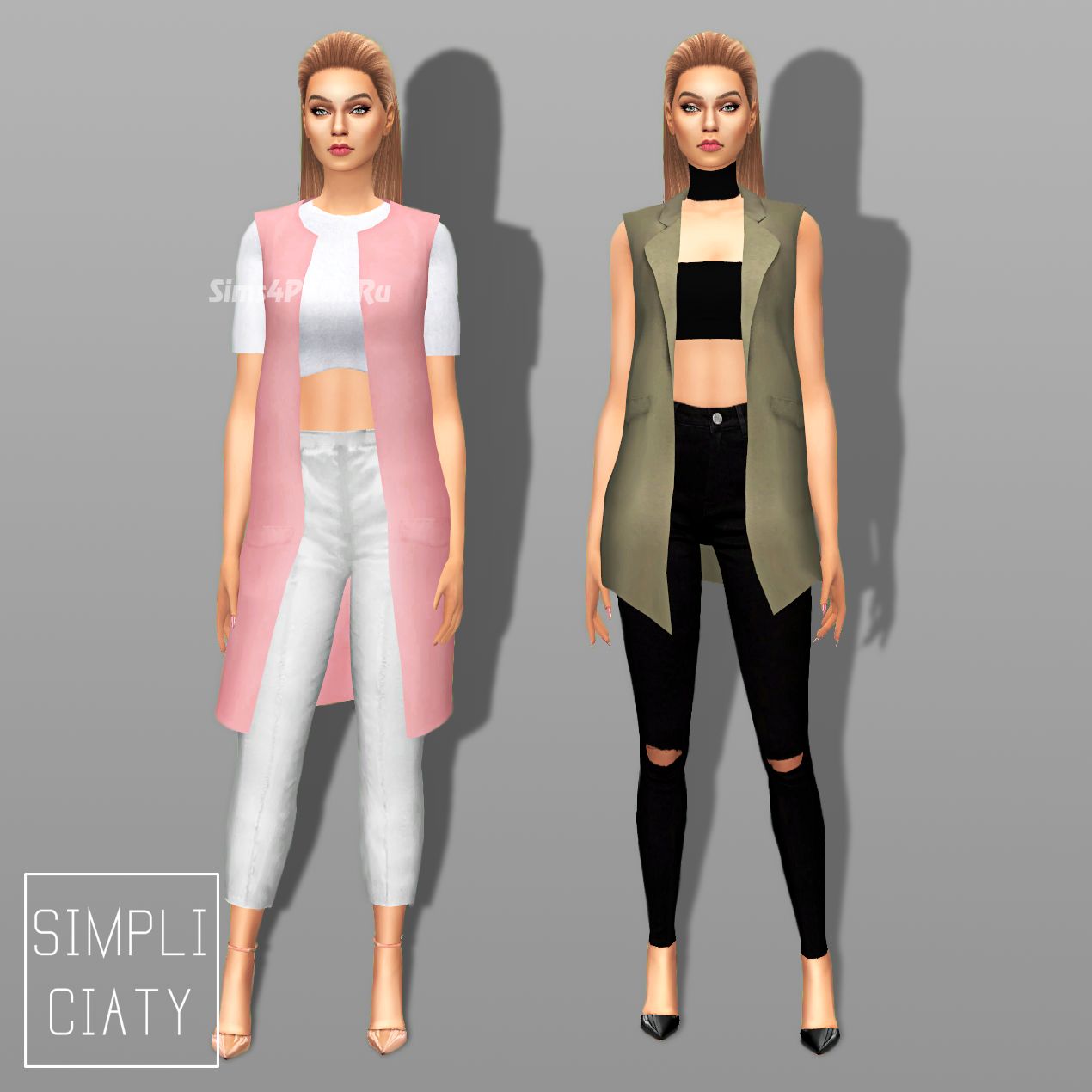 Жилетки "SLEEVELESS WAISTCOAT"