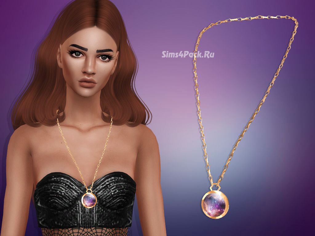 Космический кулон "Galaxy Chain"