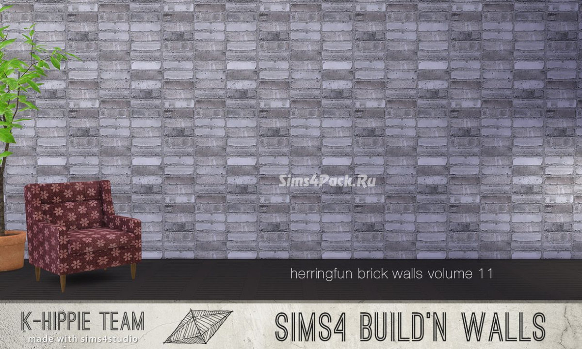 Настенное покрытие "7 Brick Walls – Herringfun – volume 11"