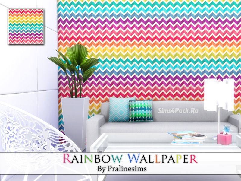 Настенное покрытие "Rainbow Wallpaper"