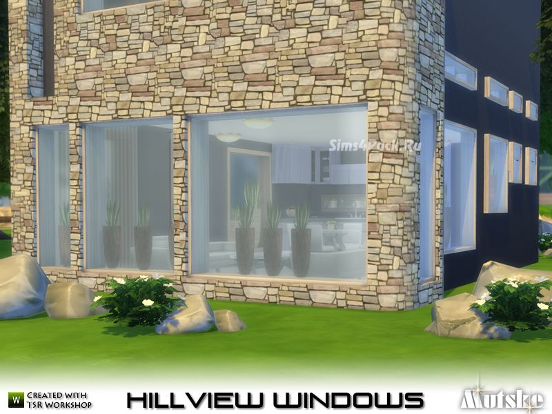 Строительный набор "Hillview Windows with slots"