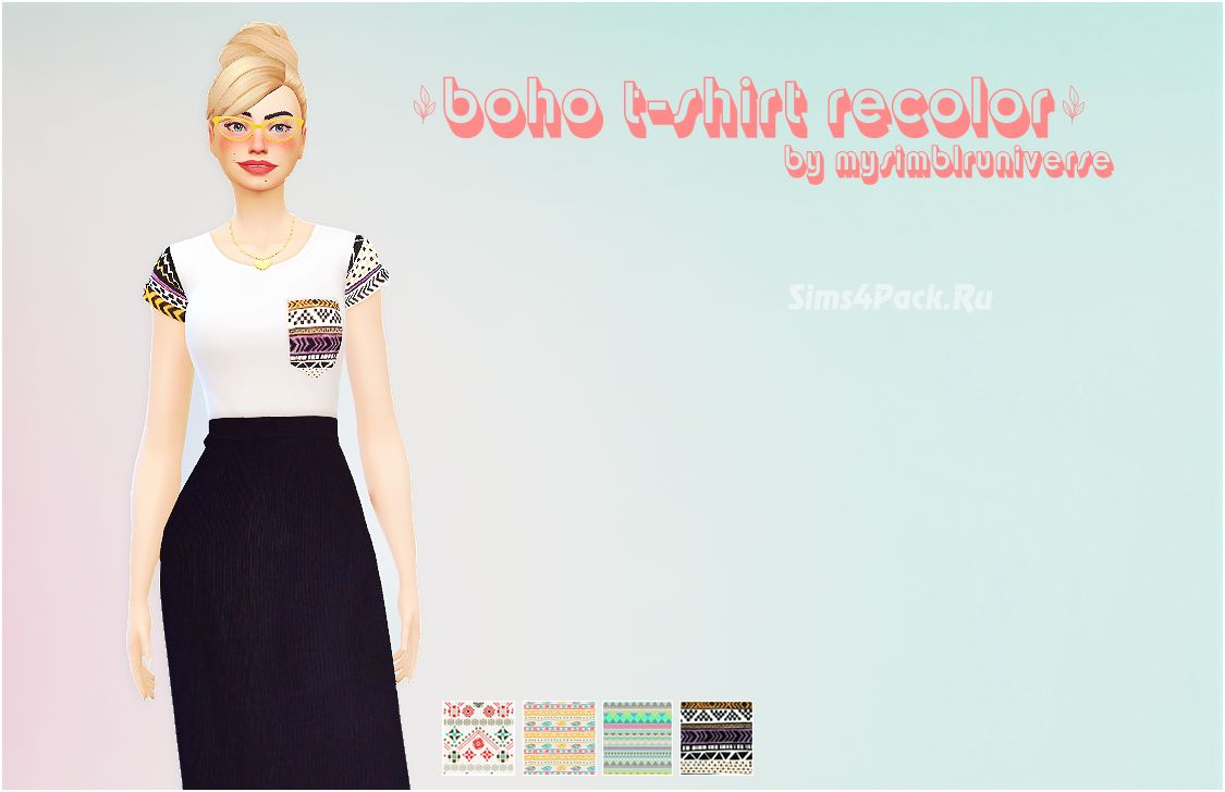 Женская футболка "Boho t-shirt recolor"