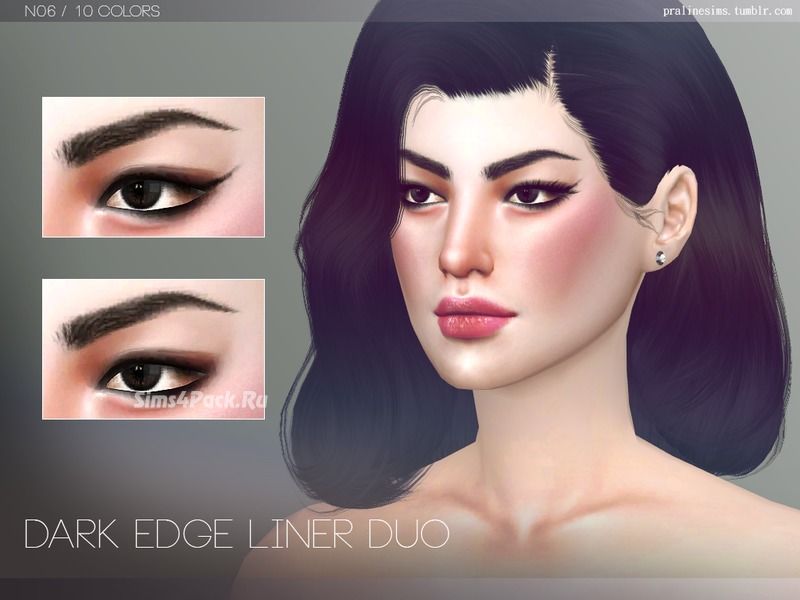 Макияж глаз "Dark Edge Liner Duo N06"