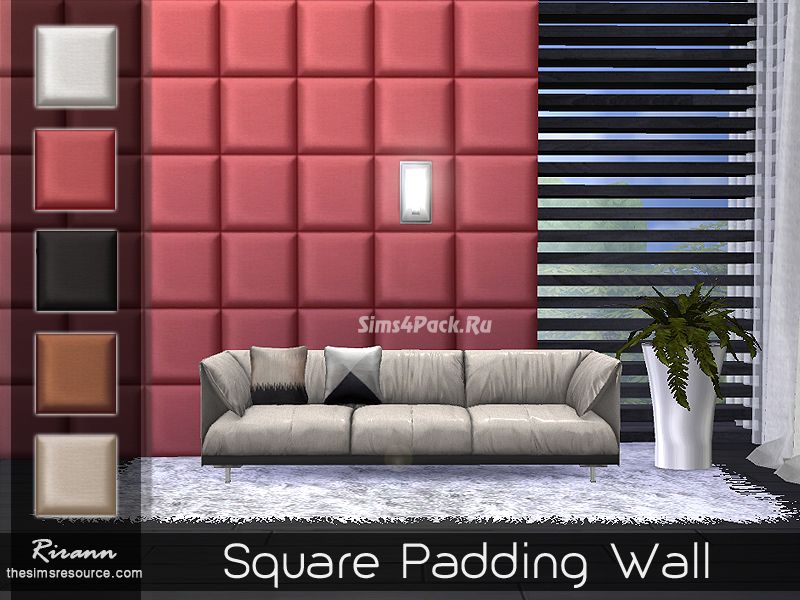 Настенное покрытие "Square Padding Wall"