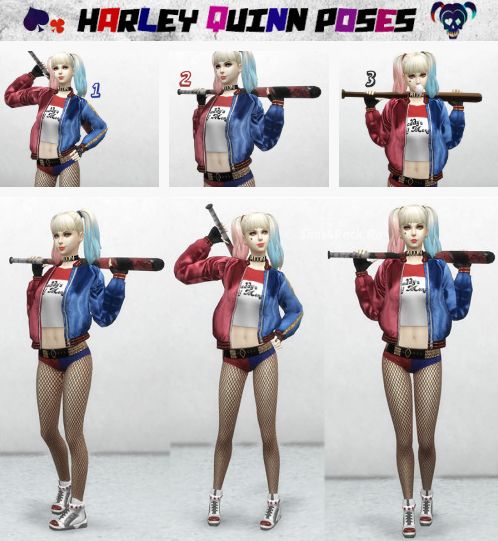 Позы "Harley Quinn Poses"