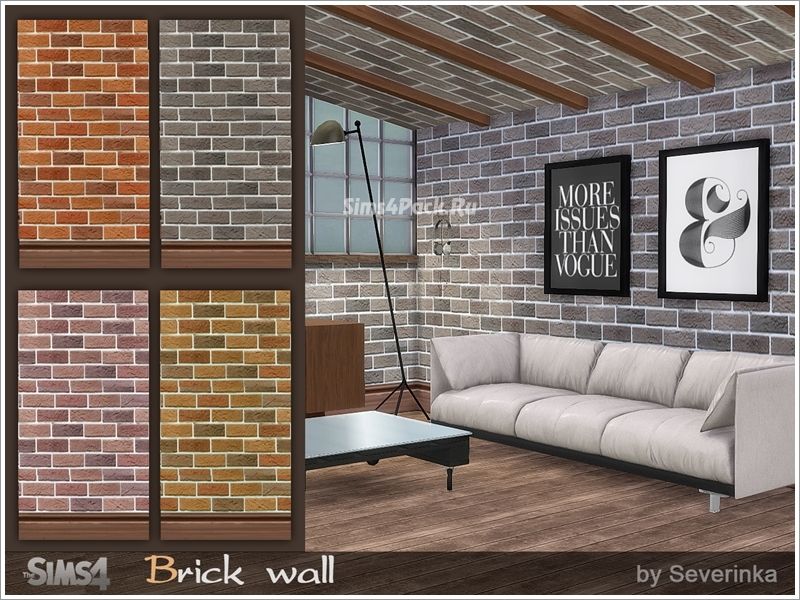Настенное покрытие "Brick wall"