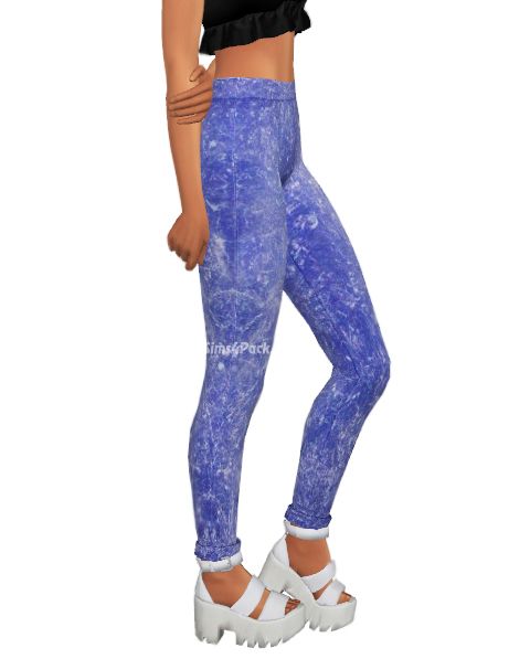 Леггинсы "Nyloa - Cuffed Leggings Retexture"