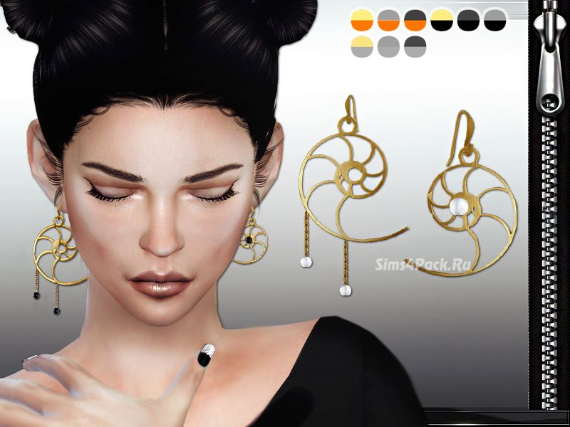 Серьги "MFS Nautilus Earrings"
