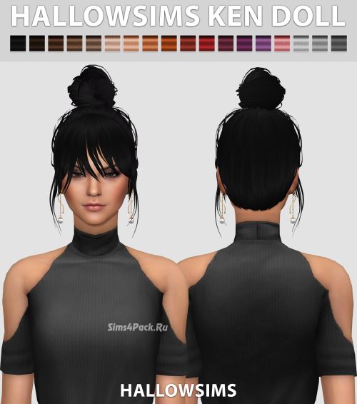 Прическа "HallowSims Ken Doll"
