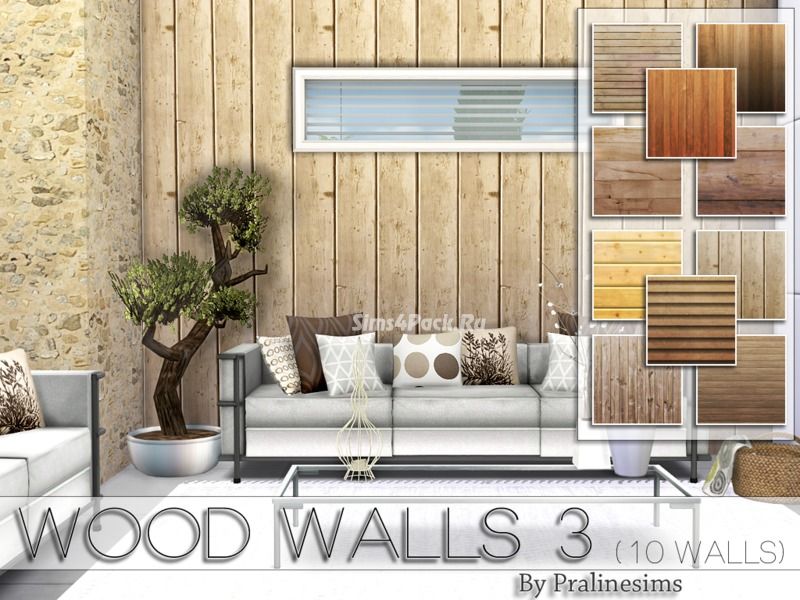 Набор настенных покрытий "Wood Walls 3"