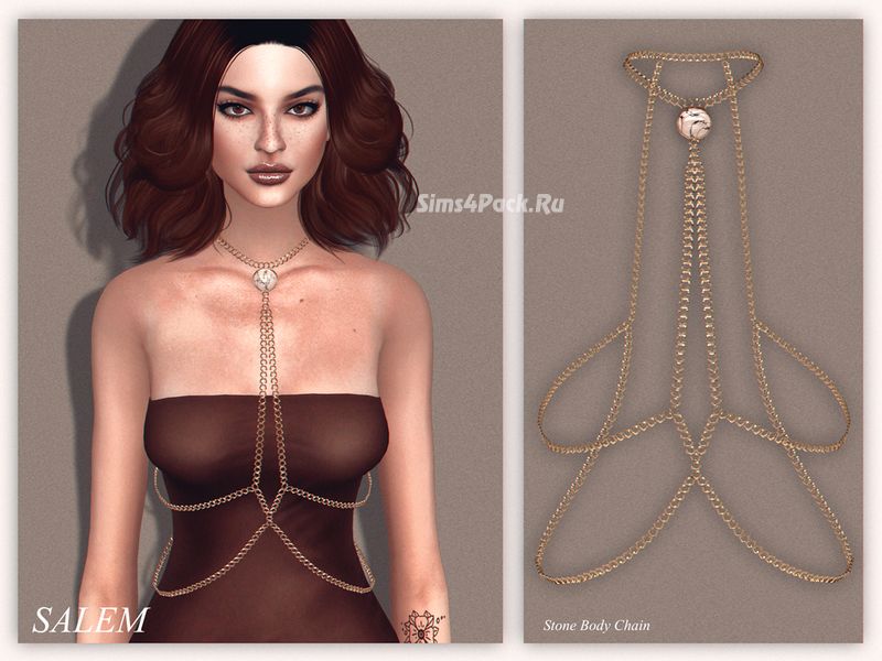 Украшение для тела "Stone Body Chain"