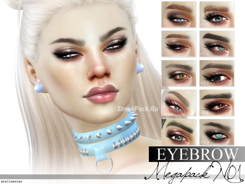 Набор бровей "Eyebrow Megapack N01"