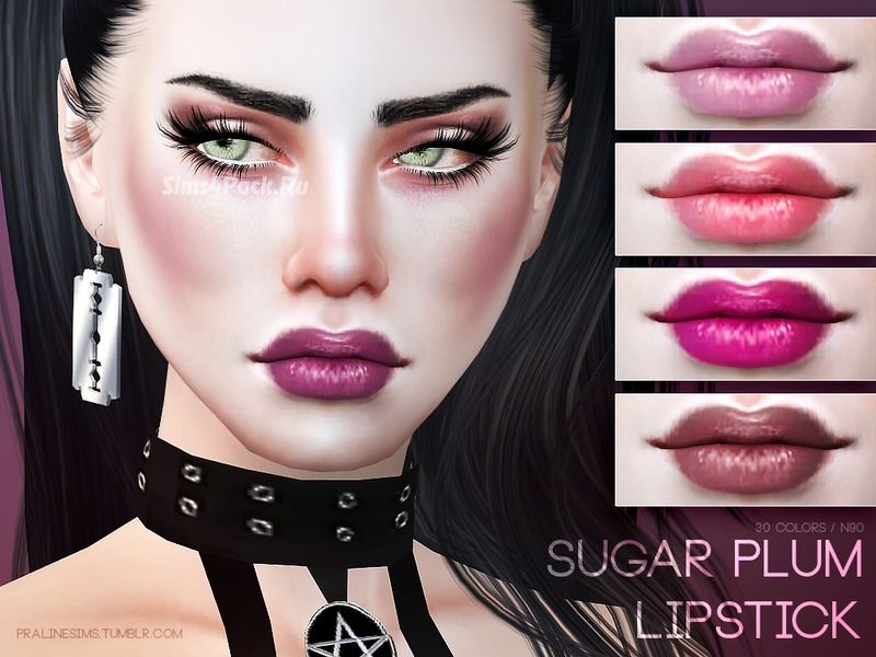 Блеск для губ "Sugar Plum Lipstick N90"