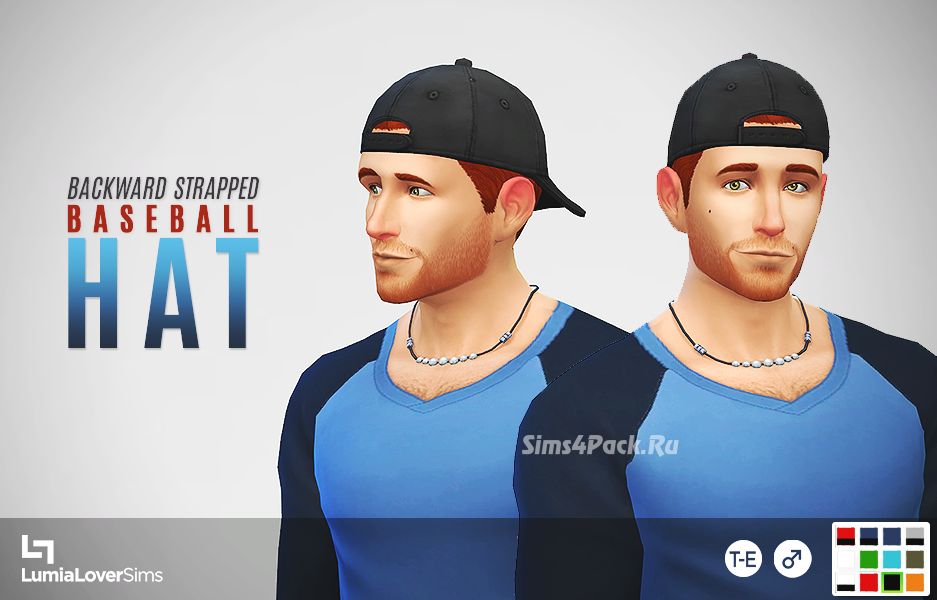 Бейсболка "BACKWARD STRAPPED BASEBALL HAT"