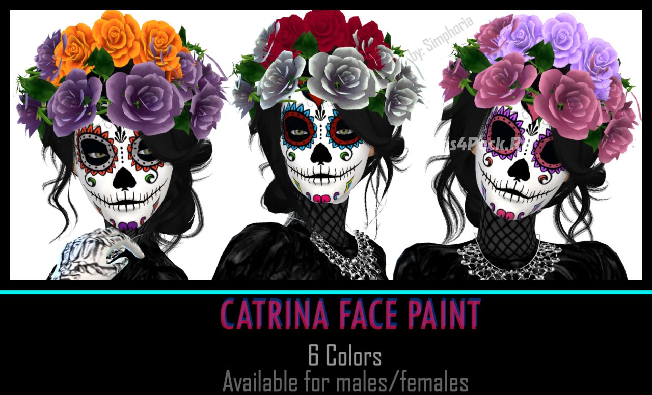 Грим на Хэллоуин "Catrina Face Paint"