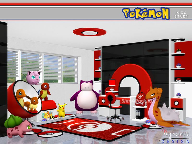 Детская комната "Pokemon Kids Study"