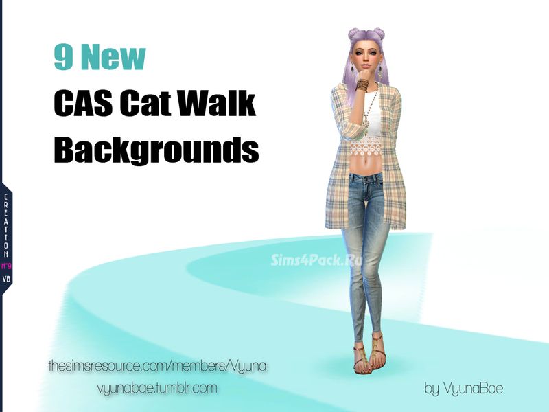 Фоны для CAS "Cat Walk"
