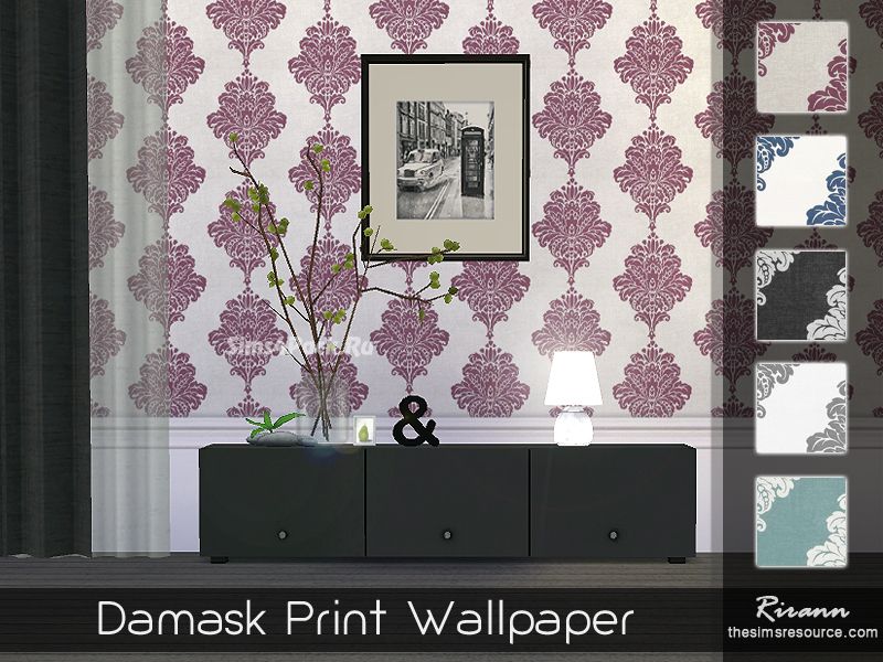 Обои "Damask Print Wallpaper"
