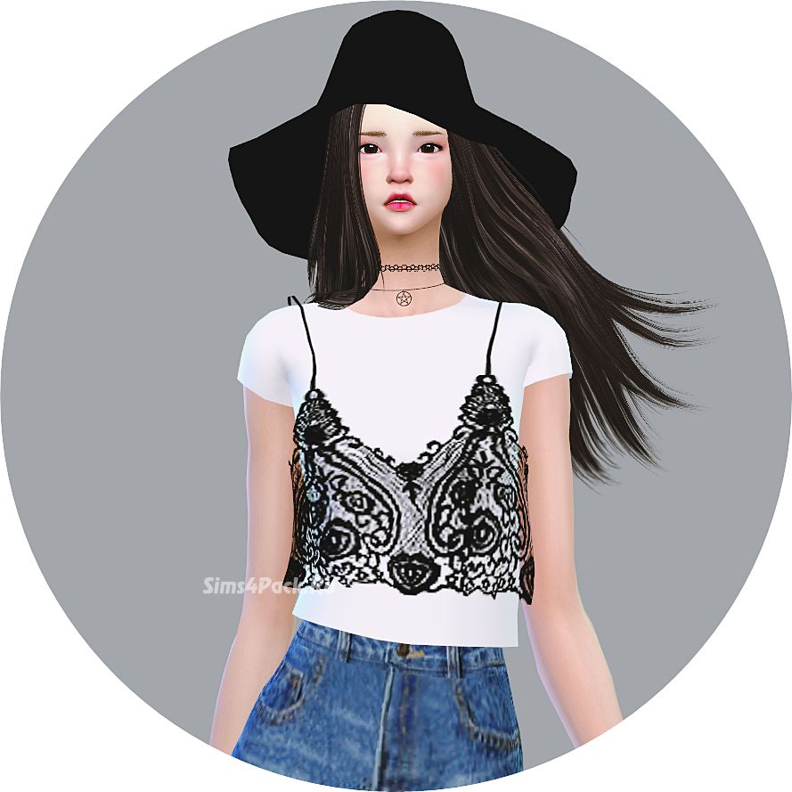 Комплект "Lace Bustier With Tshirt"