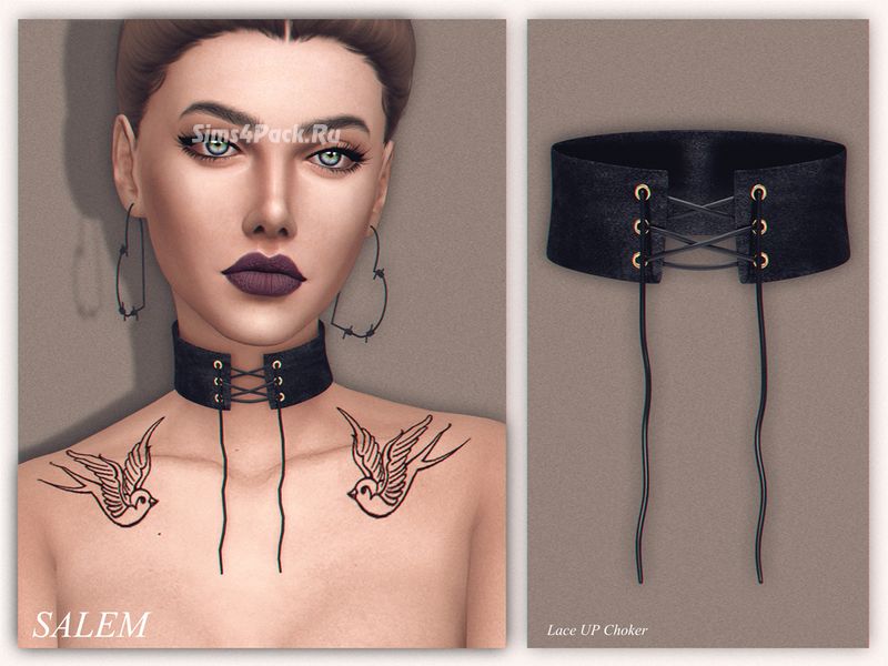 Чокер "Lace Up Choker"