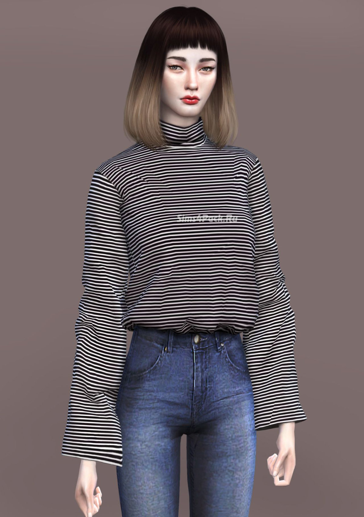 Водолазка "Highneck Long Sleeves Top"