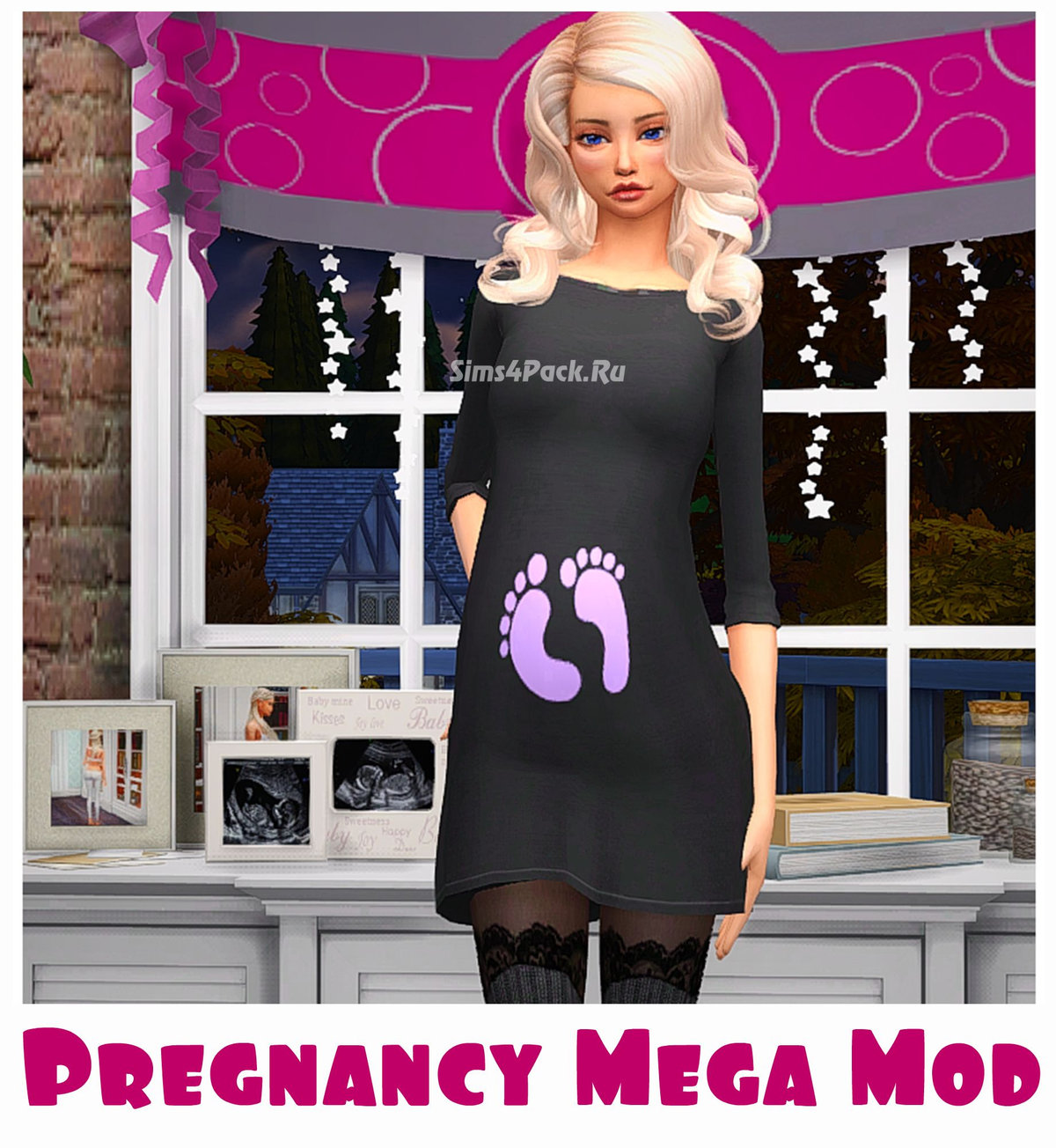 Мод для управления беременностью "Pregnancy Mega Mod v4"