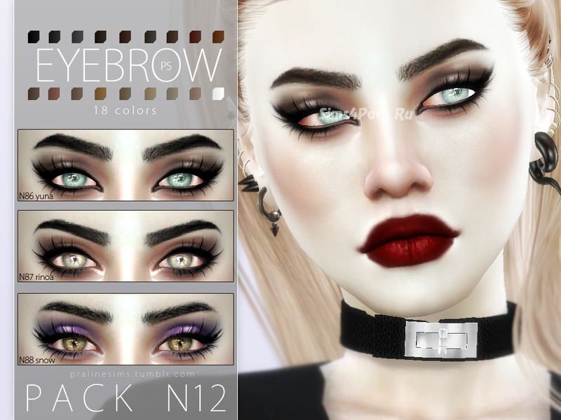 Набор бровей "Eyebrow Pack N12"