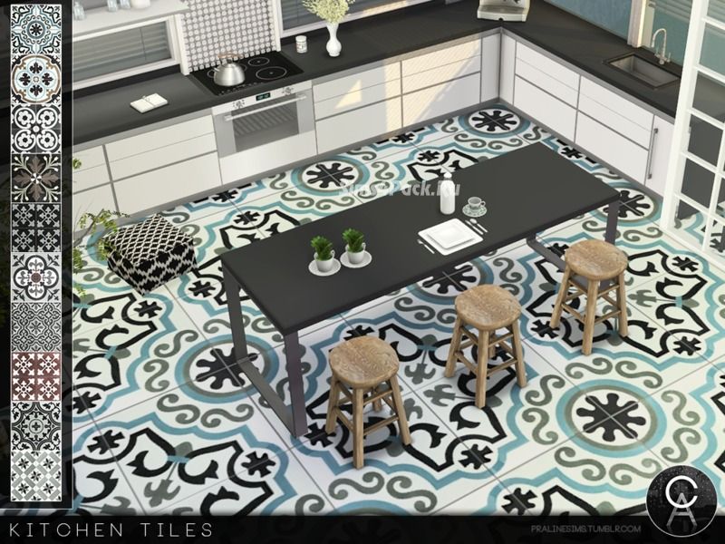 Набор напольных покрытий "Kitchen Tiles"