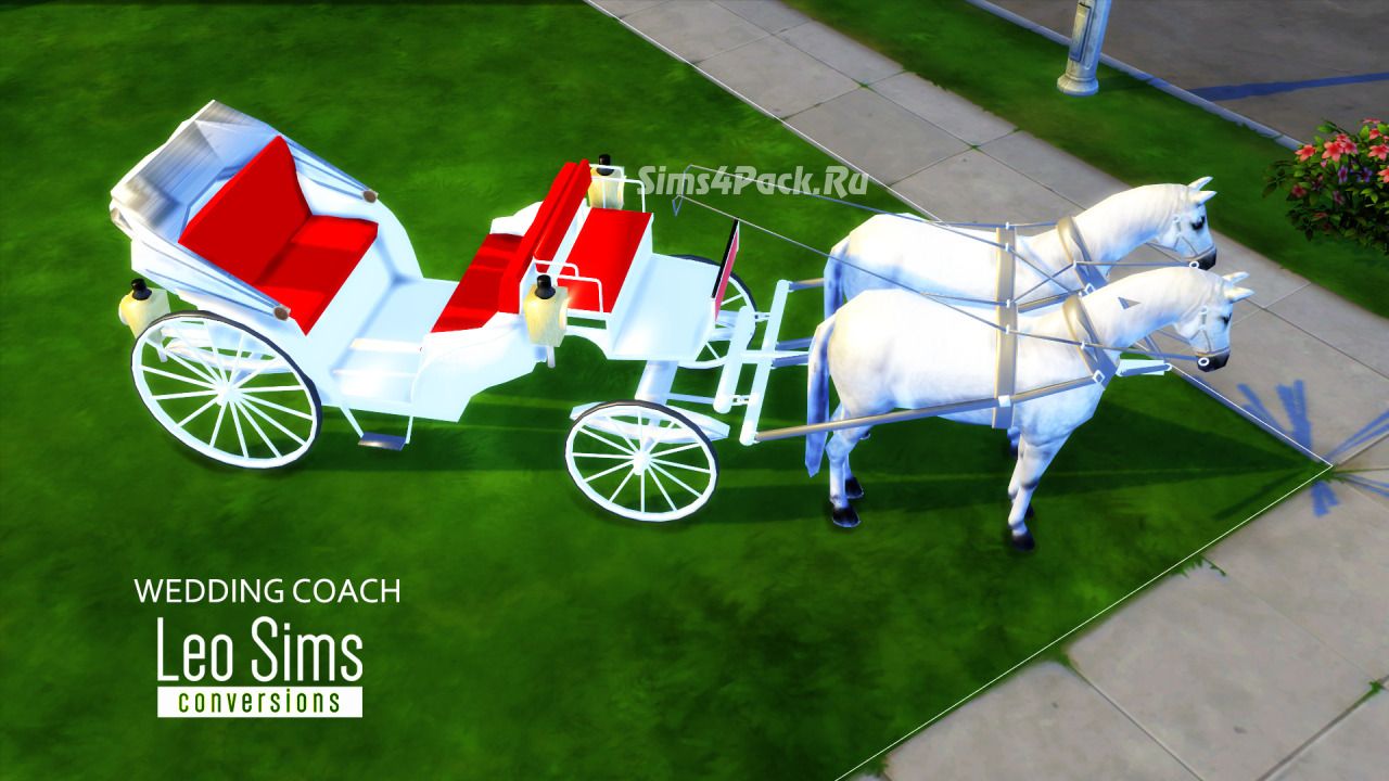 Свадебная карета с лошадьми "Wedding Coach"