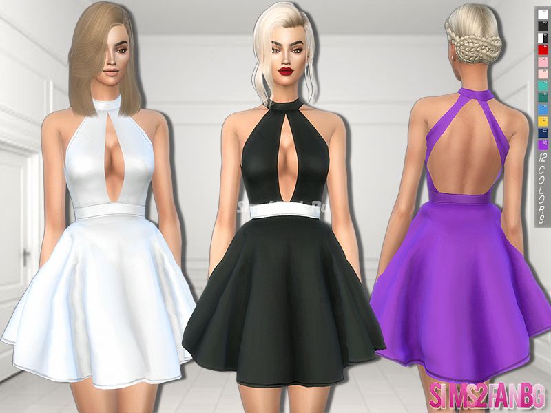 Платье "Fluffy mini dress"
