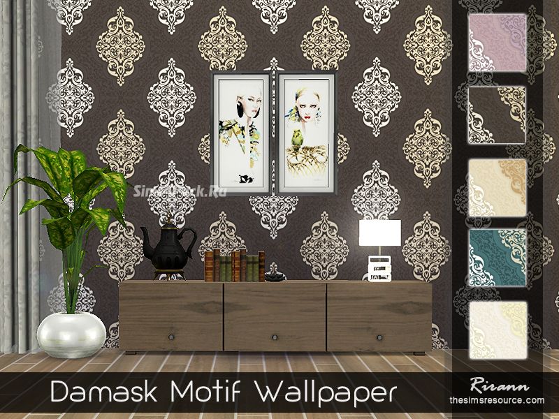 Обои "Damask Motif Wallpaper"