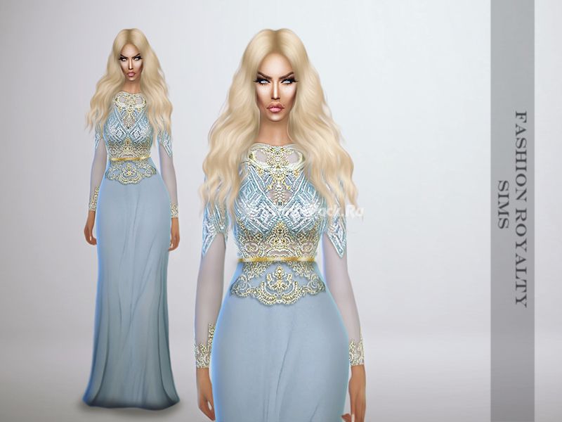 Платье "Lightblue Royalty Gown"