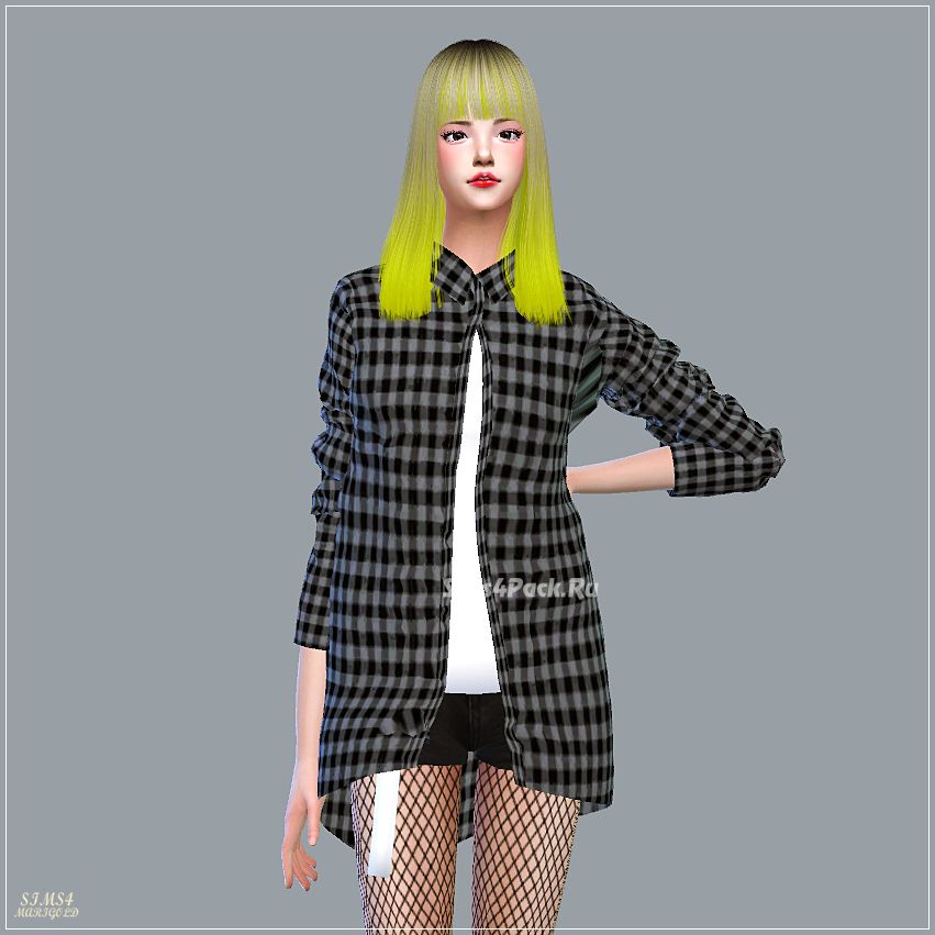 Рубашка "Long Shirts With Tee"
