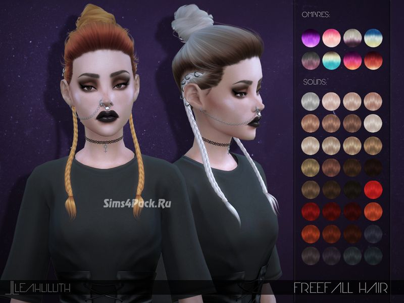 Женская прическа "Freefall Hair"
