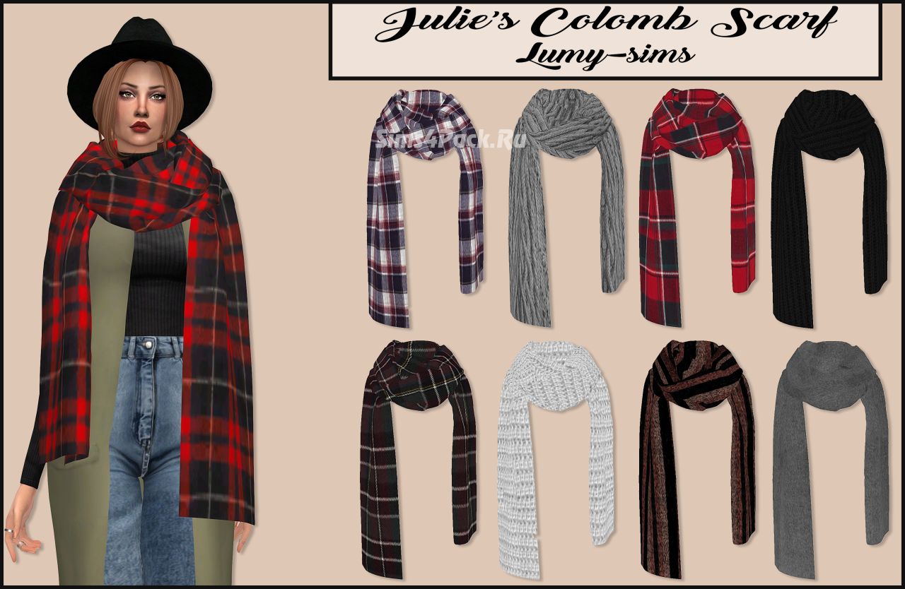 Шарф "JULIES COLOMB SCARF"